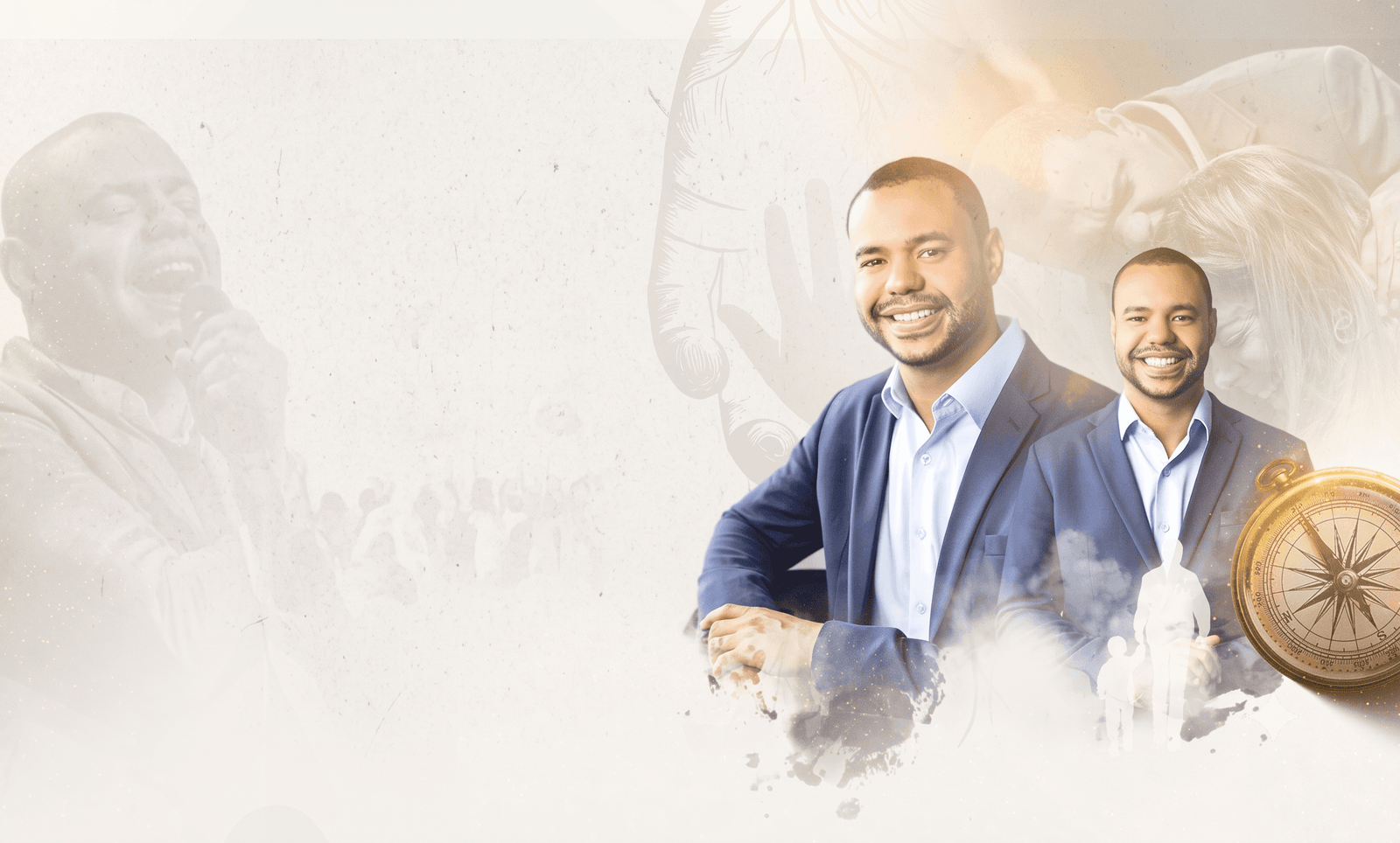 Pastor Deyvid Pereira em composição da Conferência 3D